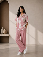 Pink Patches Unisex Half Sleeve Full Pant Cords - XPCRDF