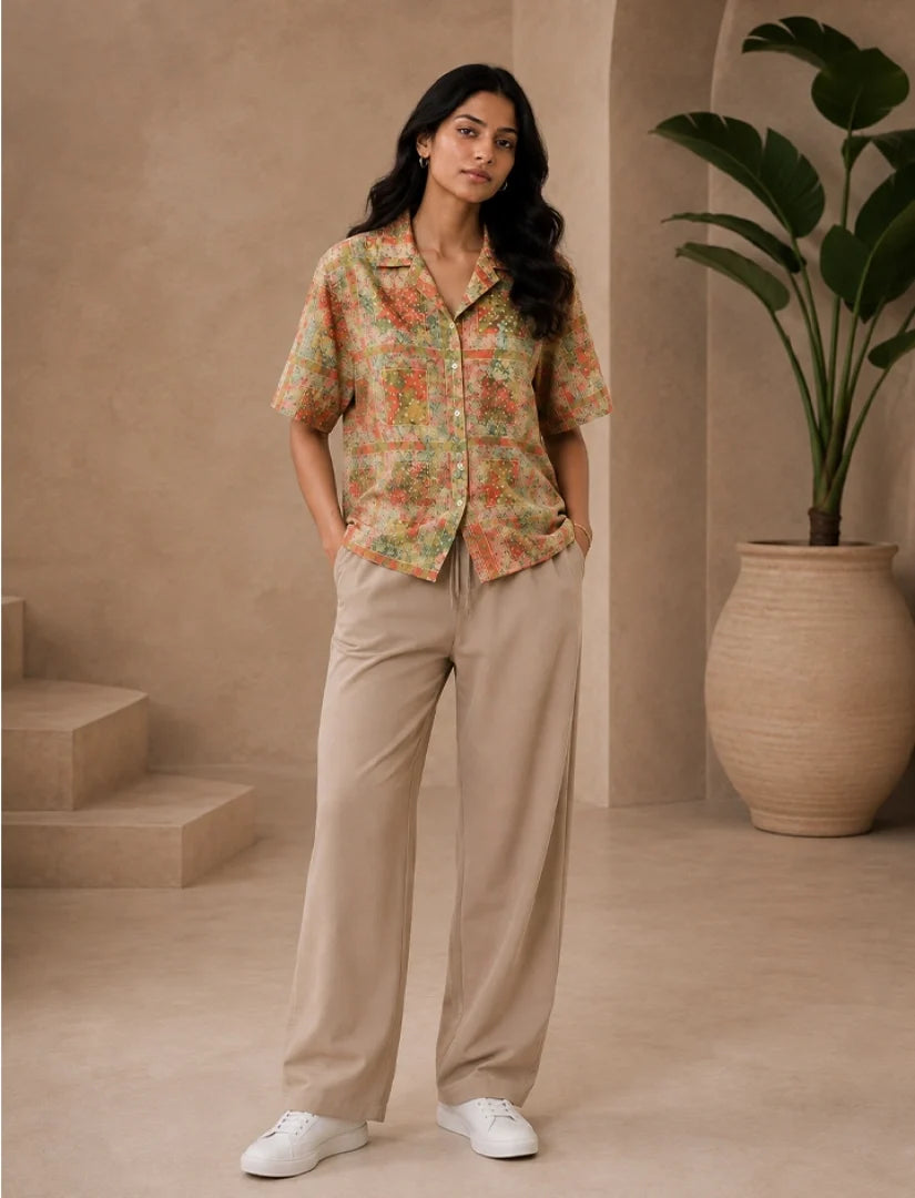 Rangoli Unisex Half Sleeve Full Pant Cords - XPCRDF