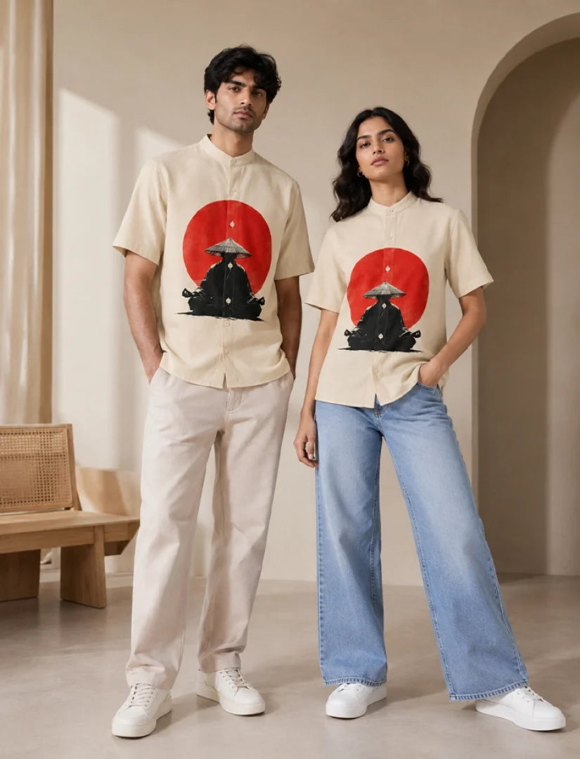 Red Moon Unisex Half Sleeve Shirt - XPST